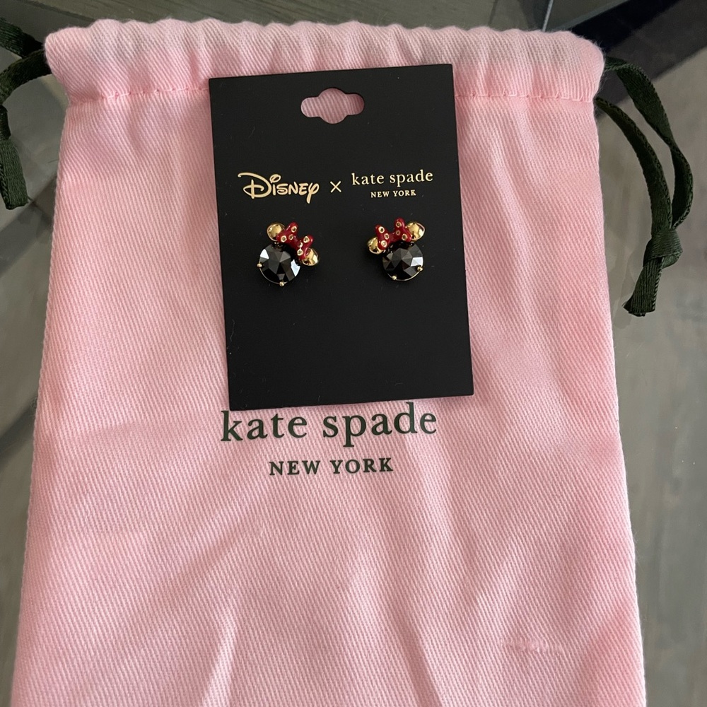Kate Spade X Disney Minnie Mouse earrings